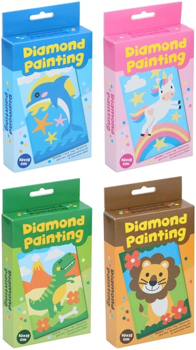 [871185178007] Diamond Painting 10x15cm Animals & Fantasy