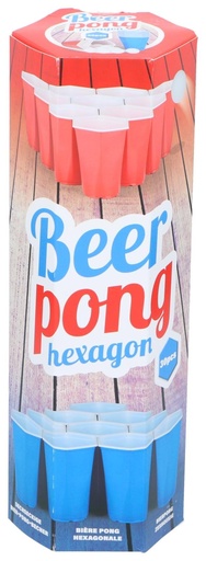 [871125256938] Beer Pong Hexagon Party Game