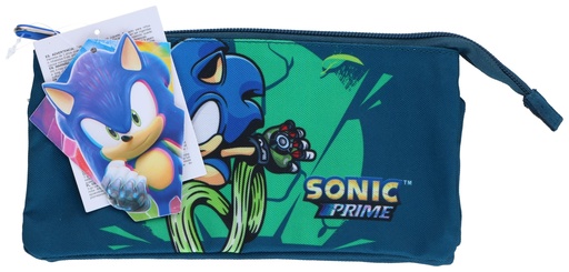 [844548437236] SONIC Sonic Prime Pencil Case