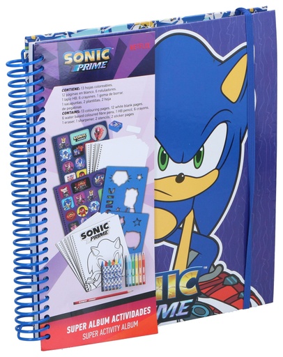 [844548430441] SONIC Sonic Prime Super Activity Album