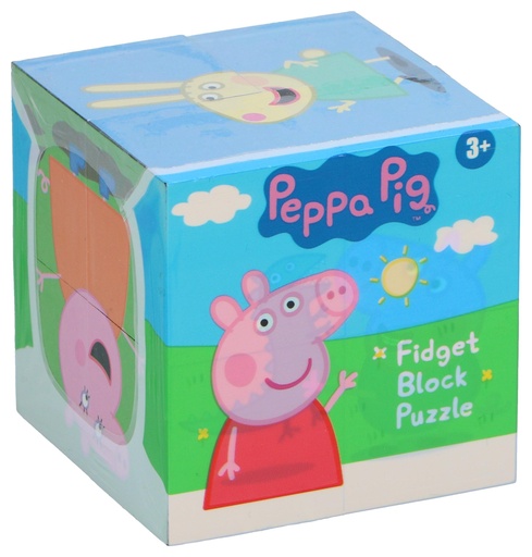 [871185188349] HASBRO Peppa Pig Fidget Block Puzzle 7x7x7cm