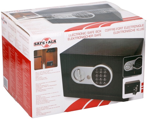 [871125201279] SAFE ALARM Electronic Safe Box Digital Code 31x20x20cm