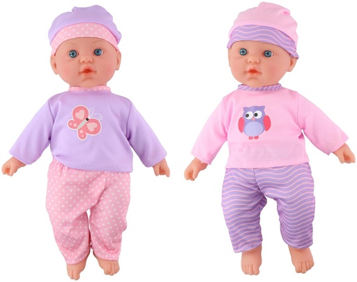 [871125216502] MY BABY & ME Baby Doll 41cm With 6 Sounds