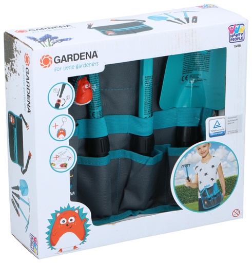 [400833216866] GARDENA KIDS Children's Garden Tool Set with Bag
