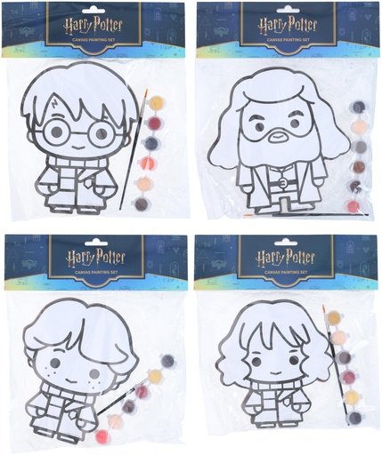 [871185154012] HARRY POTTER Painting Set Shaped Canvas Harry Potter