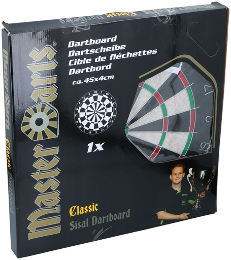 [871125226414] MASTERDARTS Dartboard Classic 18 Inch