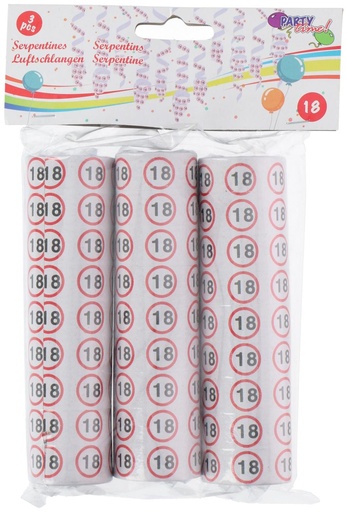 [871125214708] PARTY TIME Serpentines With 18 Print