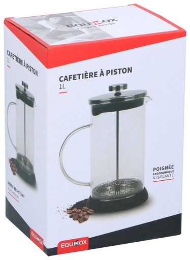 [336730534613] EQUINOX French Press Coffee Maker 1L