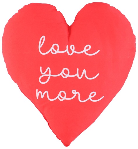 [590009424511] Heart Cushion Red