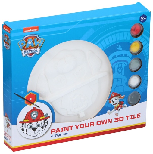[871185134405] NICKELODEON Paint Your Own 3D Tile Ø17.5 cm