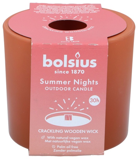 [871784715556] BOLSIUS Outdoor Candle Summer Nights