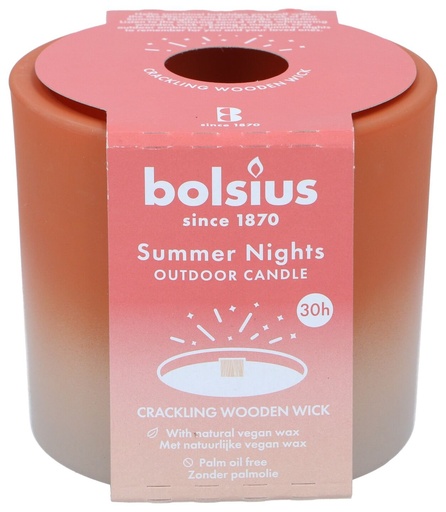 [871784715558] BOLSIUS Outdoor Candle Summer Nights