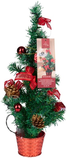 [871125242397] CHRISTMAS GIFTS Decorated Christmas Tree 45cm with 20 LED