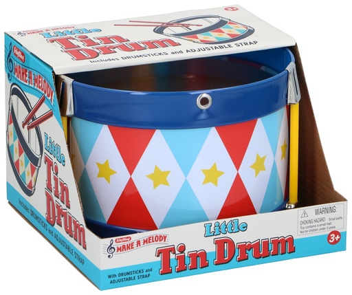 [001964920286] UNBRANDED Tin Drum with Drumsticks