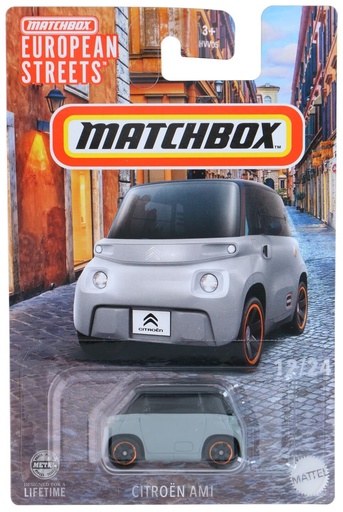 [019473520850] MATTEL Die-Cast European Streets Auto's Assorti