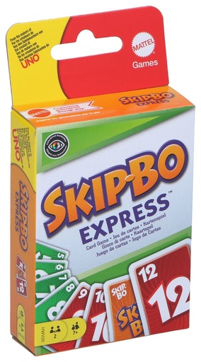 [019473522082] MATTEL Jeu de Cartes Skip-Bo Express