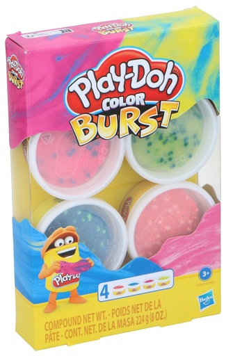 [0501099361910] UNBRANDED Play-Doh Color Burst Clay 265g