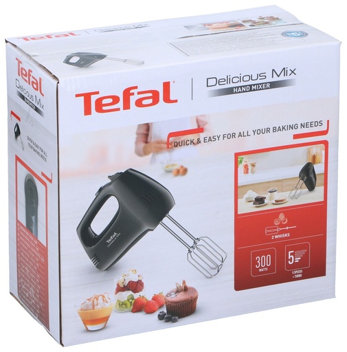 [301666117794] TEFAL Handmixer 300W 5 Snelheden