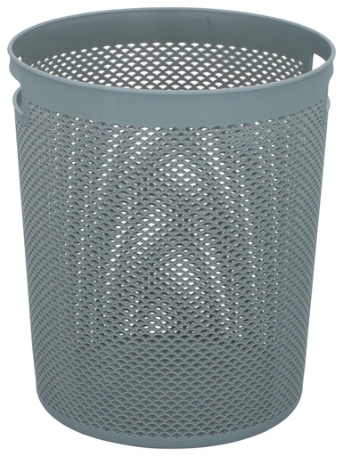 [571025550800] PLAST1 Metal Mesh Waste Bin Ø25.5x30cm 3 Assorted