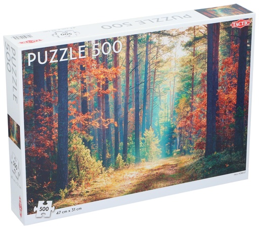[641673956653] TACTIC Puzzle 500 Forêt 47x31cm