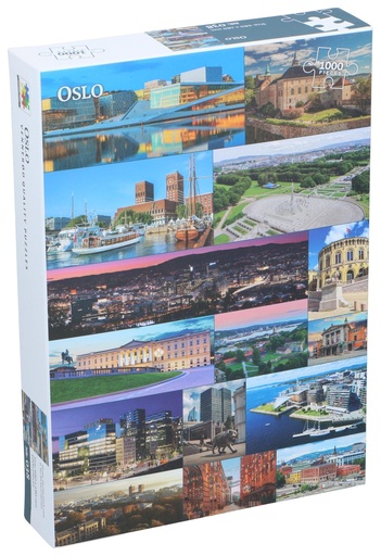 [707261100307] VENNEROD Puzzle Oslo 1000 Pieces 68x48cm
