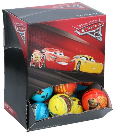 [800101105916] DISNEY Play Ball Ø6cm Cars 3 Assorted in Display