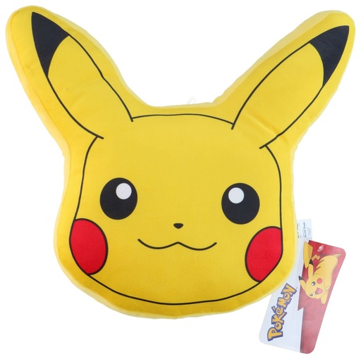 [843563137655] POKEMON Shaped Cushion Pikachu
