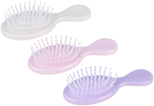 [871125243789] TOUCH OF BEAUTY Pastel Hair Brush 3 assorted