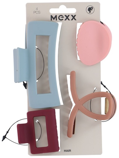 [871125246979] MEXX Haarklemmen 4 stuks Assorti