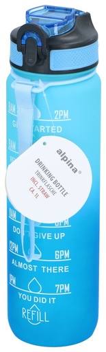 [871125255354] INTERNE ALPINA Water Bottle 1L 4Ass