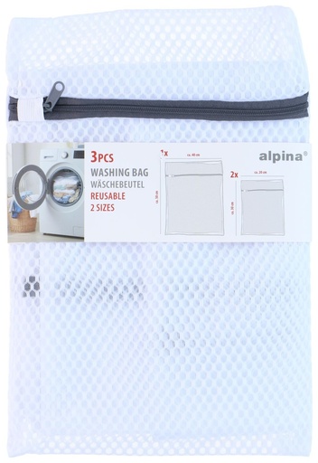 [871125247015] ALPINA Wasnetjes voor de Was 3 Stuks