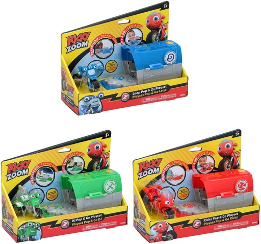 [871125242826] UNBRANDED Coffret de Jeu Moto Transformable 4 Pièces
